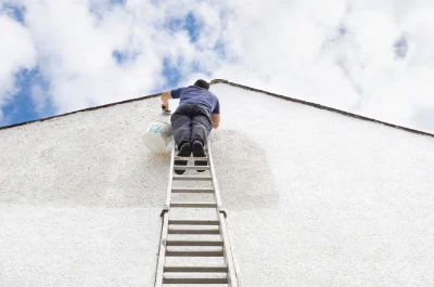Peinture extérieure à Ligron — façades et ravalement